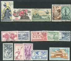 CZECHOSLOVAKIA 1958 Seven Complete Issues Used - Used Stamps