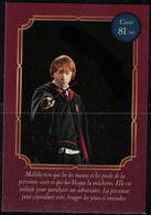 Carte Harry Potter Auchan Wizarding World Petrificus Totalus Thermosensible N° 81 - Harry Potter