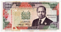 KENYA. BILLET. BANKI KUU YA KENYA. CENTRAL BANK OF KENYA.100 SHILLINGS. 01/01/95. - Kenya