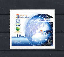 ITALIA  :  20 Anni  Delle Agenzie Fiscali  - 1 Val.  MNH**  Del  6.10.2021 - 2021-...: Neufs