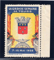 1932 SAN MARINO,POSTER STAMP,CINDERELLA,7 - 15 MAY 1932.THE GREAT WEEK OF TOURS - Altri & Non Classificati