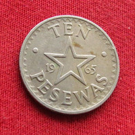 Ghana 10 Pesewas 1965 KM# 9 Lt 1141 *VT Gana - Ghana