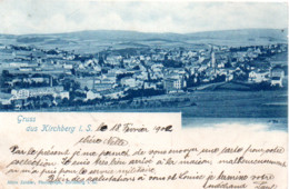 SUISSE  GRUSS AUS KIRCHBERG  EN 1902 - Kirchberg