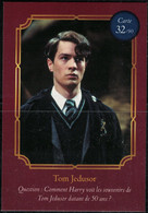 Carte Harry Potter Auchan Wizarding World Tom Jedusor N° 32 - Harry Potter