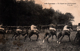 Hippisme - Les Courses Hippiques à Chantilly - Un Départ Au Starting-gate - Collection T.M.K. - Reitsport