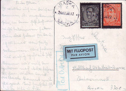 JUGOSLAVIA BAŠKA To Austria  MIT FLUGPOST - 1936 - Airmail