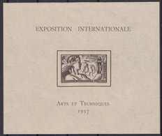 NOUVELLE CALEDONIE : 1937 BLOC FEUILLET N° 1 NEUF ** GOMME SANS CHARNIERE - A VOIR - Hojas Y Bloques