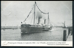 CPA - Carte Postale - Belgique - Ostende - Visite Royale à Ostende, Le 4 Septembre 1905 ( CP18652) - Oostende