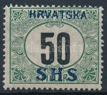 ** SHS 1918 Portó 50f (43 / 34y) Bodor Vizsgálójellel (54.000) - Other & Unclassified