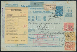 1901 Csomagszállító Svájcba 1,12K Bérmentesítéssel "UJVÁR" - Interlaken - Other & Unclassified