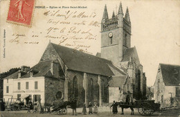 Quimperlé * église Et Place St Michel * Attelage * Quincaillerie Articles De Ménage - Quimperlé