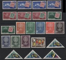 Maldive Islands (05) 1909 - 1963. 50 Different Stamps. Mostly Mint. Hinged. - Maldives (...-1965)