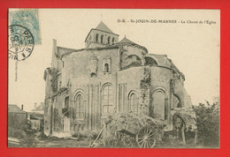 002747 - DEUX SEVRES - SAINT JOUIN DE MARNES - Le Chevet De L'Eglise - Saint Jouin De Marnes