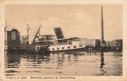 Koog Aan De Zaan Salonboot Passeert De Noorderbrug BV98 - Zaanstreek