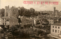 Clisson * Vue Sur Le Château * Cachet Souvenir De La Ville - Clisson