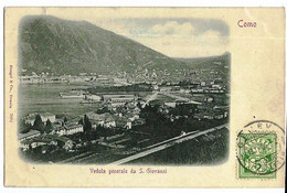 COMO Veduta Generale Da S. Giovanni, Envoi 1906, Dos Simple - Sesto San Giovanni