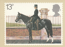 GB TIMBRE POLICE A CHEVAL 13 P - Briefmarken (Abbildungen)