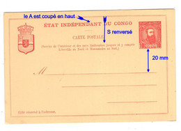 Congo Belge: Entier Postal N°10-III Neuf - Entiers Postaux