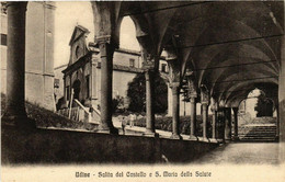 CPA AK UDINE Salita Del Castello E S. Maria Della Salute ITALY (397484) - Udine