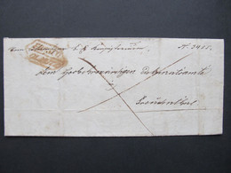 BRIEF Olmütz Olomouc - Freudenthal 1838  //  C5402 - ...-1850 Préphilatélie