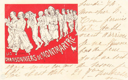 Publicité Pour Les Chansonniers De Montmartre - Collec. CINOS - Illustrateur ANDREAS - - Werbepostkarten