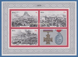 SOUTH AFRICA  1979  ZULU WAR CENTENARY  M.S. S.G. MS 462  U.M. - Blokken & Velletjes