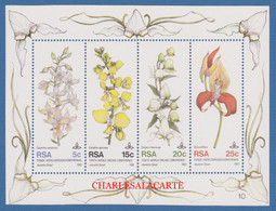 SOUTH AFRICA  1981  ORCHIDS FLOWER CONVENTION  M.S. S.G. MS 502  U.M. - Blocks & Kleinbögen