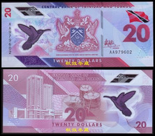Trinidad And Tobago 20 Dollars, (2020), AA Prefix, Polymer, UNC - Trinidad & Tobago