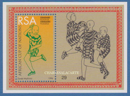 SOUTH AFRICA  1996  AFRICAN FOOTBALL CUP  M.S. S.G. MS 903  U.M. - Blocks & Sheetlets