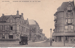 CP LA PANNE Avenue De Dunkerke Et De La Mer 1909 - De Panne