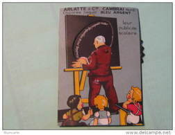 Carte à Système - ARLATTE & Cie  CAMBRAI - Publicité Scolaire - "N'oubliez Pas De Rapporter Les Paquets Vides" - Werbepostkarten