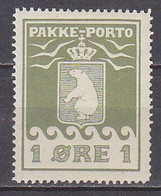 P6115 - GROENLAND COLIS Yv N°1 ** ANIMAUX ANIMALS Dent. 11.5 - Parcel Post