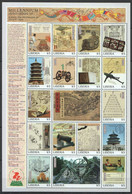 M889 LIBERIA MILLENNIUM 1000-2000 SCIENCE & TECHNOLOGY OF ANCIENT CHINA 1SH MNH - Other