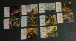 Nederland - NVPH - 1826 T/m 1835 - 1999 - Gebruikt - Cancelled -17e Eeuwse Schilderkunst - Used Stamps