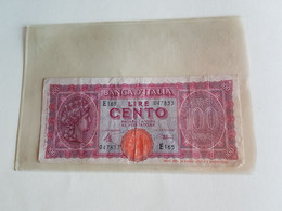 BILLET  DE  100  LIRES    10  DECEMBRE  1944 - 100 Lire