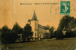 Mareuil Sur Lay * Le Château De St André * Côté Nord * Cpa Toilée Colorisée - Mareuil Sur Lay Dissais