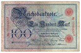 ALEMANIA // BILLETE 100 MARK - PICK 22 // 17/04/1903 - 100 Mark