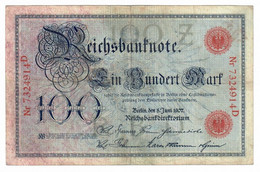 ALEMANIA // BILLETE 100 MARK - PICK 30 // 08/06/1907 - 100 Mark