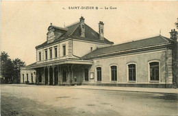 St Dizier * Vue Sur La Gare * Ligne Chemin De Fer - Saint Dizier