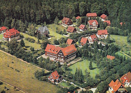 1 AK Germany / Niedersachsen * Blick Auf Das A E G Ferienheim In Der Stadt Braunlage  - Luftbildaufnahme * - Braunlage