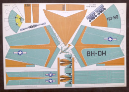 Costruzioni Carta Da Ritagliare Modellismo Aereo - BH-OH - Ed. Piccoli Anni '50 - Luchtvaart