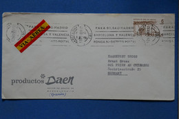 AD14 ESPAGNE   BELLE LETTRE  1968 BARCELONA POUR PRIEN  GERMANY    + AFFRANCH.  PLAISANT - Storia Postale