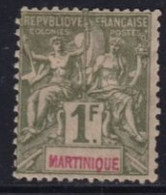 MARTINIQUE - YVERT N°43 * MH - COTE 2022 = 42 EURO - - Ongebruikt