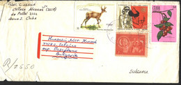 Mailed Cover With Stamps Flora 1970 Medecine 1968 Fauna  From Cuba - Covers & Documents