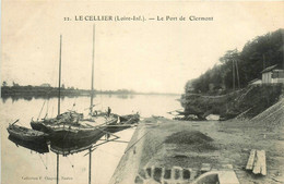 Le Cellier * Le Port De Clermont * Péniche Batellerie * Chaland - Le Cellier