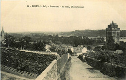 Oudon * Rue Route Et Panorama * Au Fond , Champtoceaux - Oudon