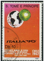 SAINT THOMAS ET PRINCE - Globe Et Ballon De Football, 1962 - Gebraucht