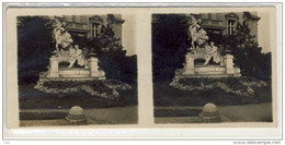 Stereo Photographie - WIEN -  Ferdinand Raimund Denkmal , Monument, Stereoskopie, Stereoscope - Visionneuses Stéréoscopiques