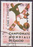 SAINT THOMAS ET PRINCE - Ballon De Football De Joueur, 1934 - Used Stamps