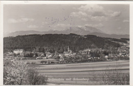 A700) SEEBENSTEIN Mit SCHNEEBERG - Alte S/W AK Mit Kirche Im Mittelpunkt U. Häusern Mit Bergen ALT - Schneeberggebiet